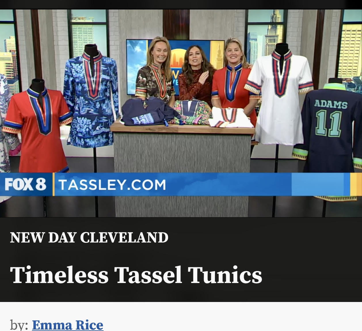 New Day Cleveland - Timeless Tassel Tunics