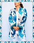 The Azure Ikat Toppic
