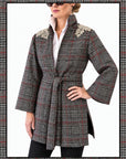 Jeweled Glen Plaid Toppic