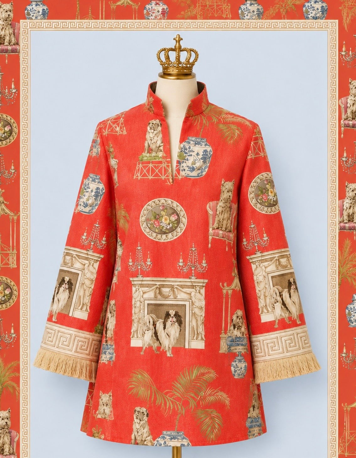 Best in Show Tunic in Coral