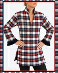 Tartan Tunic in White